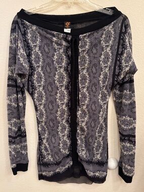 Vintage Jean Paul Gaultier Soleil Mesh Stretchy Long Sleeve Top